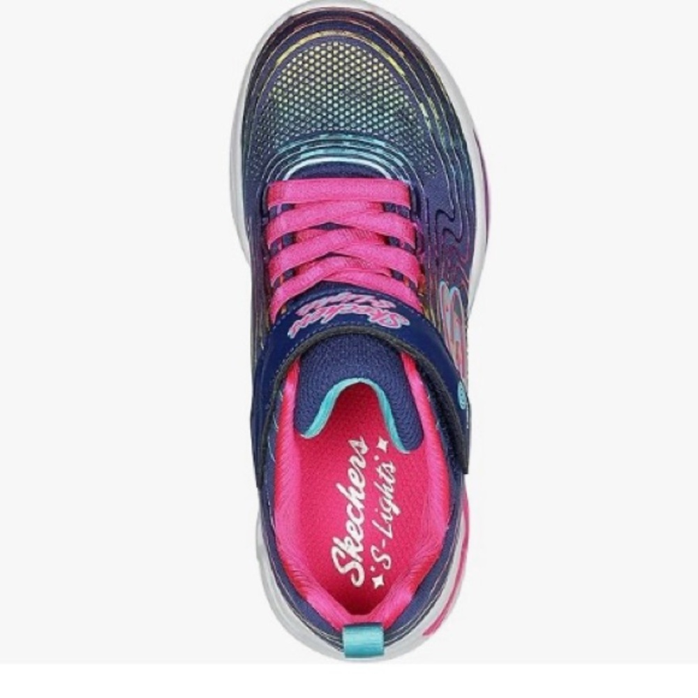 Skechers Kids' Wavy Beams Sneaker Size 7 Toddler - Picture 3 of 8